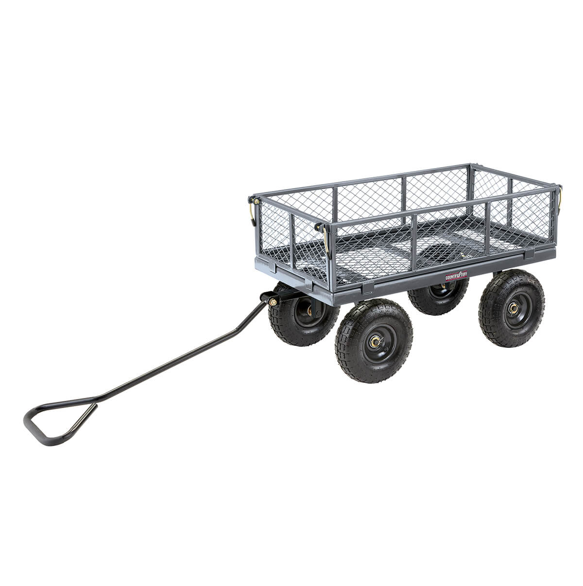 GORILLA CARTS 1,000 lb. Heavy-Duty Steel Utility Cart GOR1001-COM