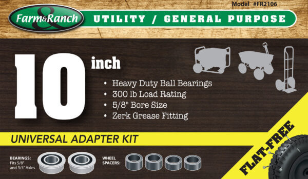 10 in tire adapter kit