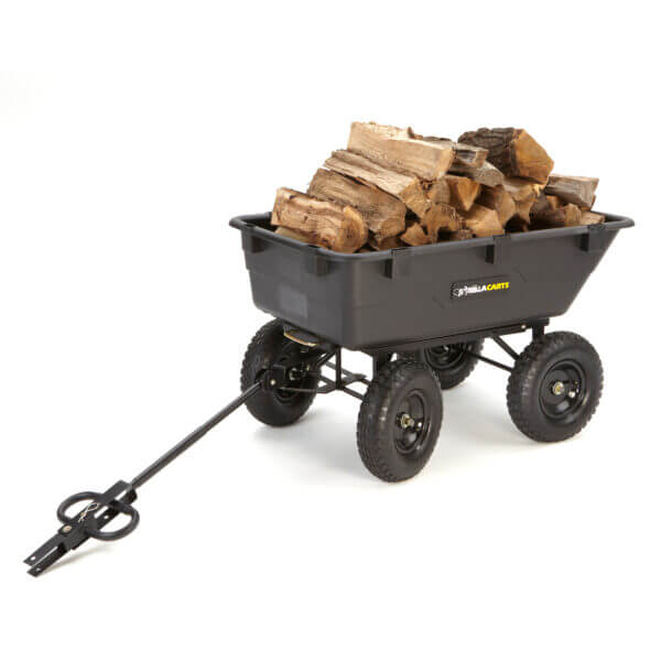 Cart with wood